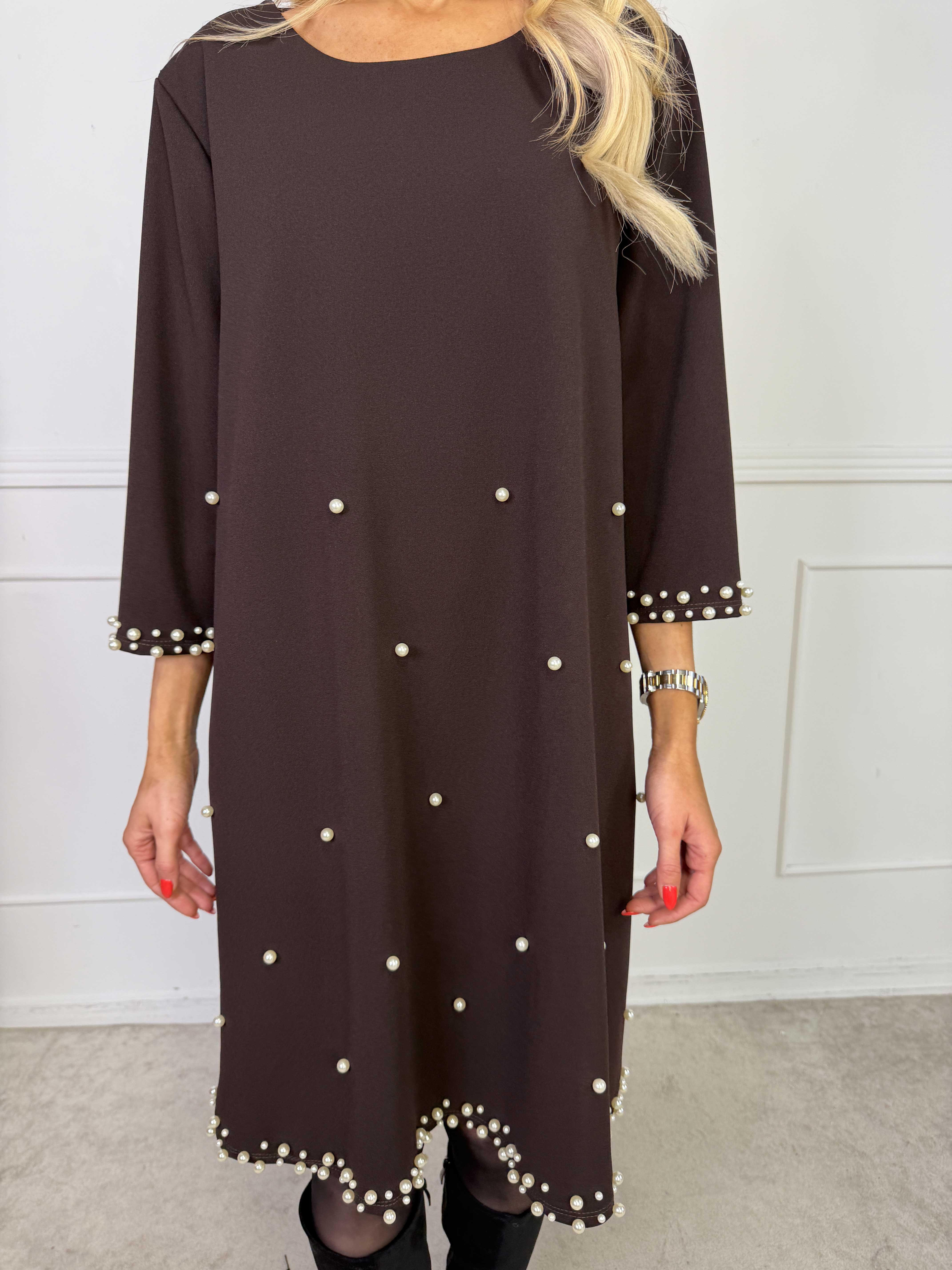 Obi - Klassisk kjole med fine perler